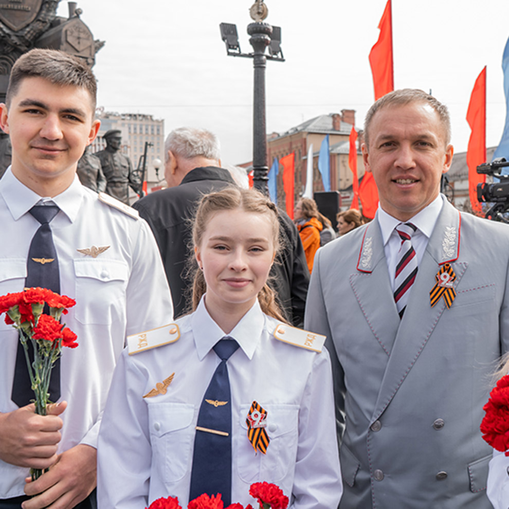 DSC02378.1 Студенты МКТ приняли участие  в торжественном митинге ОАО «РЖД» - MKGT.RU (v.2022-25)