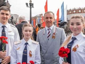 Студенты МКТ приняли участие в торжественном митинге ОАО «РЖД»