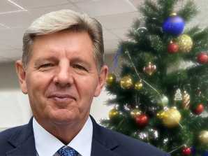 Новогоднее поздравление директора МКТ РУТ (МИИТ) Н.Е. Разинкина